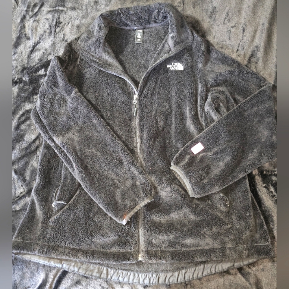 Northface fuzzy jacket.